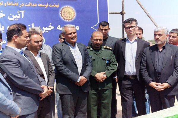 برگزاری آیین خشت گذاری مدرسه 22 کلاسه حاج علی اکبر عبدالملکی ویژه دانش‌آموزان با نیاز های ویژه در شهرستان ملارد