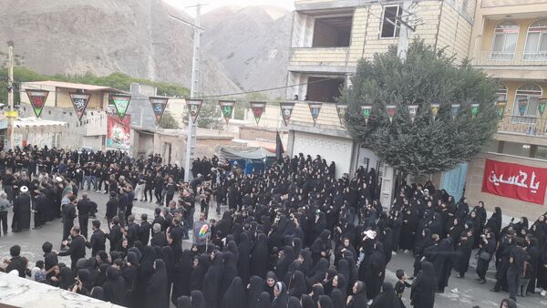 مراسم سوگواری، علم گردانی در روستای گرمدره 