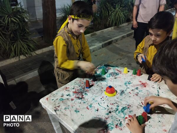 موکب فرهنگیان در صد و پنجاه و دومین شب در قاب پانا