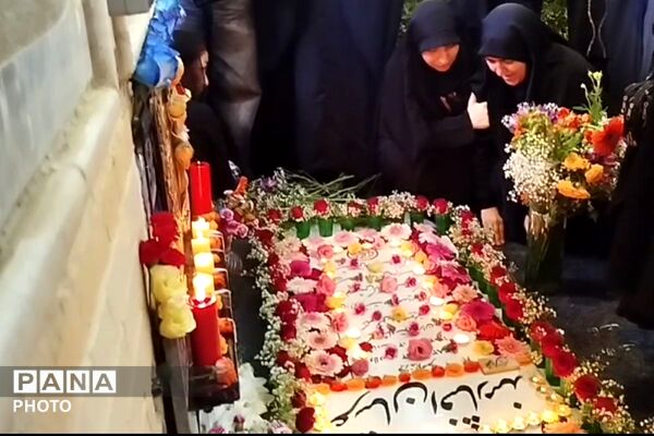 سالگرد شهید عرشیان افشارمند در قاب دوربین خبرنگار پانا
