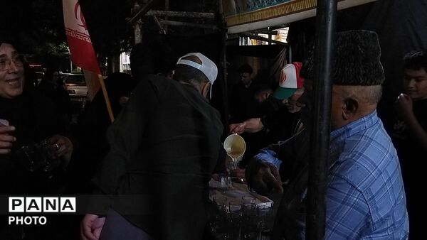 موکب شهدای روستای آهوان نیشابور  در اولین شب ماه  محرم ۱۴۰۵