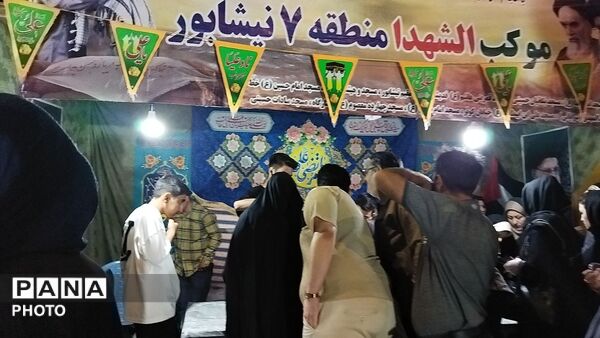 موکب شهدای منطقه ۷ نیشابور  در مهمانی کیلومتری  عید غدیر خم 