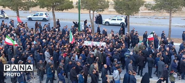 تشییع باشکوه پیکر مطهر شهید اردشیر رئیسی 
