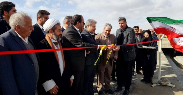 افتتاح پروژه سنگ‌چینی رودخانه فصلی شهر پالیز