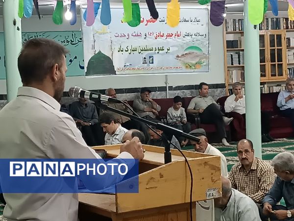 جشن میلاد حضرت محمد(ص) در مسجد صاحب الزمان آشخانه