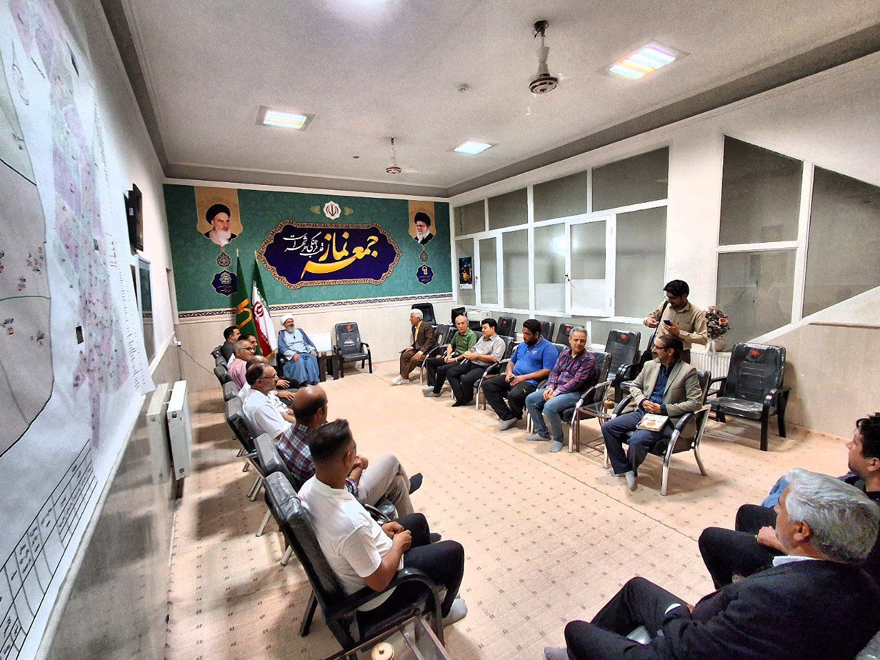 دیدار جمعی از ورزشکاران با امام جمعه کاشمر