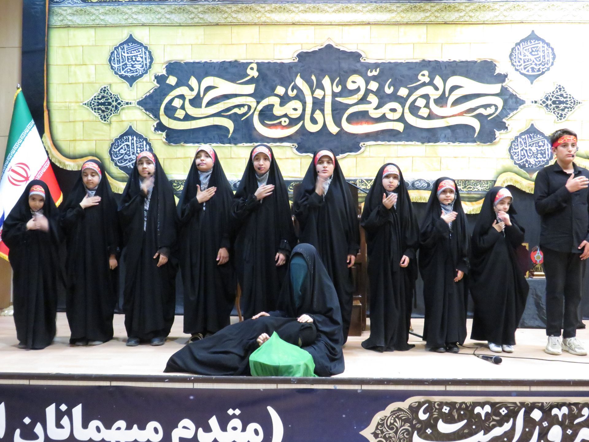 دانشجویان همدانی در اجتماع «رایة المقاومة» با شور حسینی