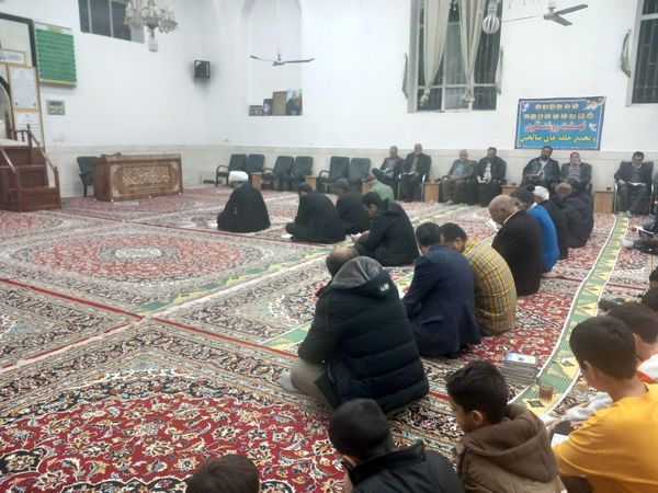 مراسم پرفیض نماز جماعت و دعای کمیل در روستای مهدی آباد خلیل آباد 