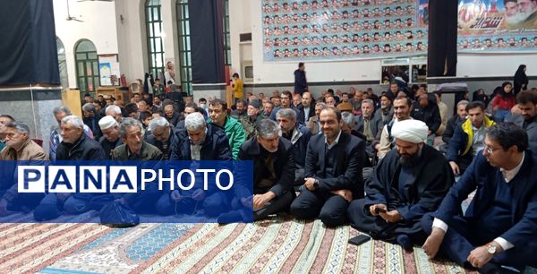 مراسم وفات ام الشهدا حضرت ام‌البنین در مسجد قدس نیشابور 