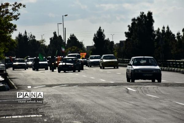 جشن خیابانی  حوزه ۴ بسیج  امام سجاد(ع)  به مناسبت میلاد امام حسن مجتبی(ع) در تبریز