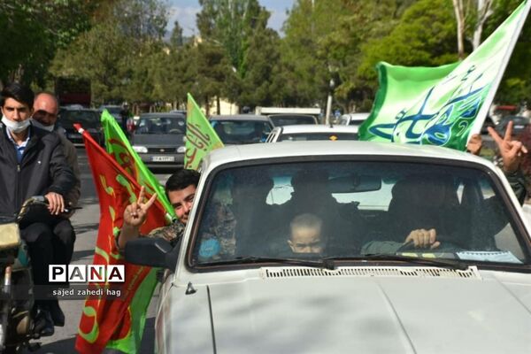 جشن خیابانی  حوزه ۴ بسیج  امام سجاد(ع)  به مناسبت میلاد امام حسن مجتبی(ع) در تبریز