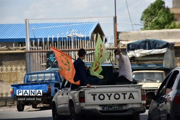 جشن خیابانی  حوزه ۴ بسیج  امام سجاد(ع)  به مناسبت میلاد امام حسن مجتبی(ع) در تبریز
