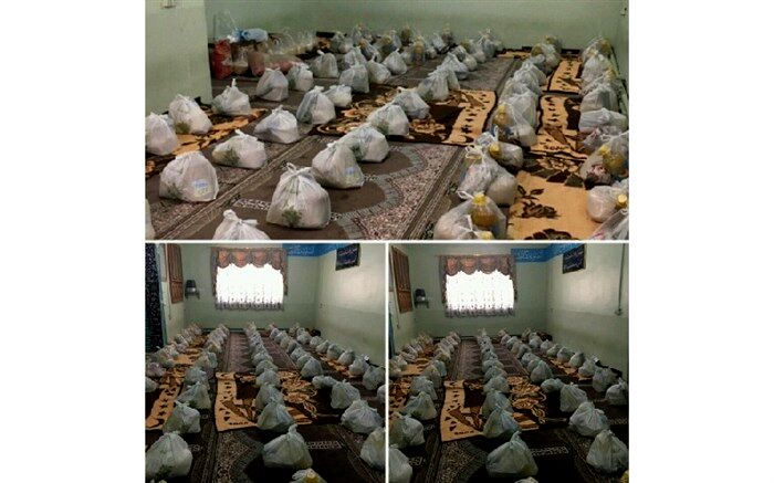 فرهنگیان و دانش آموزان ملکانی 200 بسته غذایی به ارزش 400 میلیون ریال به خانواده های نیازمند اهدا کردند
