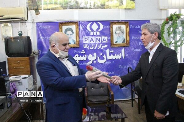 دیدار معاون جدید پرورشی و فرهنگی آموزش و پرورش استان بوشهر با مدیر و کارکنان سازمان دانش‌آموزی استان بوشهر