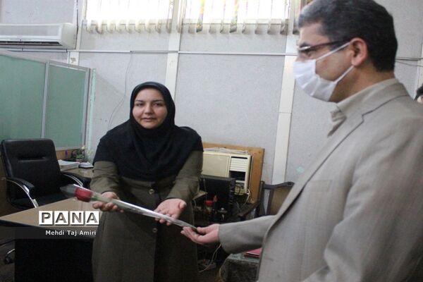 دیدار معاون جدید پرورشی و فرهنگی آموزش و پرورش استان بوشهر با مدیر و کارکنان سازمان دانش‌آموزی استان بوشهر