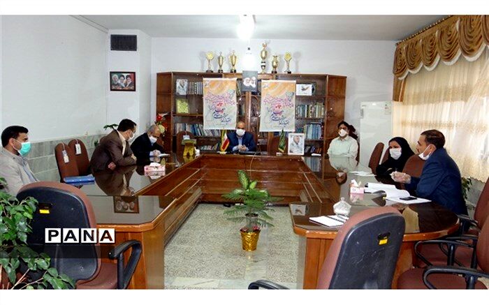 جلسه ستاد امتحانات در آموزش و پرورش شیروان برگزار شد