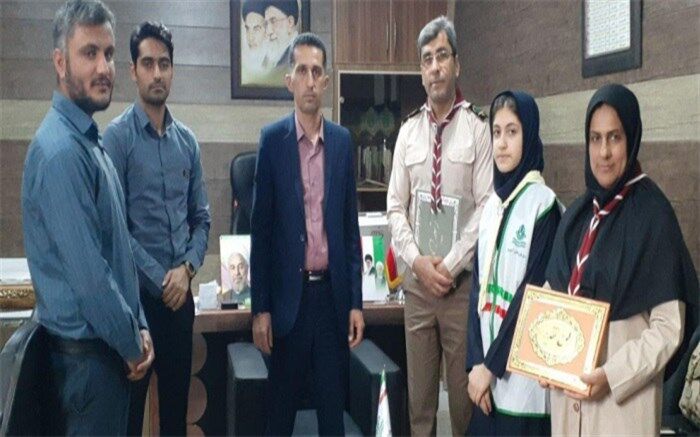 دو مربی سازمان دانش‌آموزی دیلم نمونه استانی شدند
