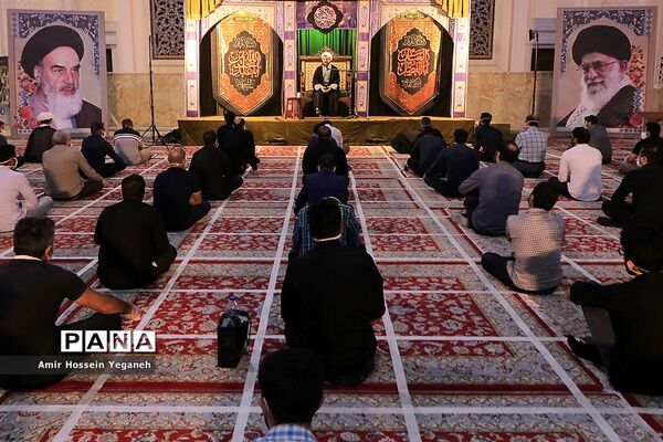 مراسم احیای شب نوزدهم ماه رمضان در مصلی بزرگ کیش
