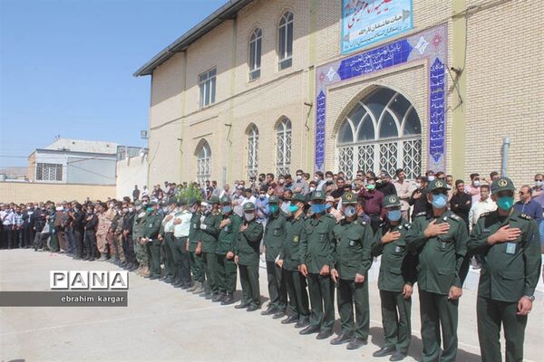 تشییع ناوبان یکم شهید اسماعیل پور خسرو از شهدای ناو کُنارک در شهرستان داراب -2