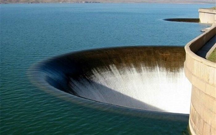 سرریز ۲۰۷ متر مکعب بر ثانیه ای آب سد سفیدرود