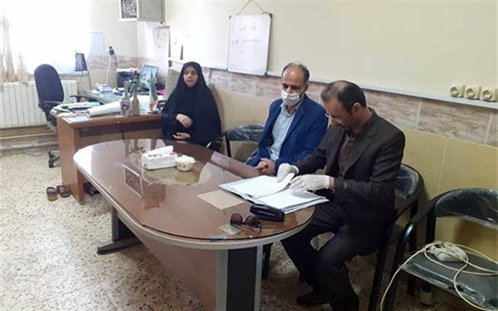 بازدید نماینده مدیر کل آموزش و پرورش از وضعیت آمادگی بازگشایی مدارس شهرستان املش