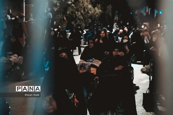 مراسم احیای شب ۲۱ رمضان در خیابان های مشهد