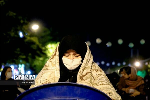 مراسم احیای شب ۲۱ رمضان در خیابان های مشهد