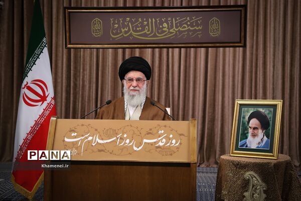 سخنرانی تلویزیونی رهبر انقلاب اسلامی به مناسبت روز جهانی قدس