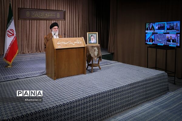 سخنرانی تلویزیونی رهبر انقلاب اسلامی به مناسبت روز جهانی قدس
