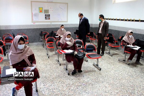 بازدید مدیرکل آموزش و پرورش استان بوشهر از بازگشایی دبیرستان شهیده سهام خیام بوشهر