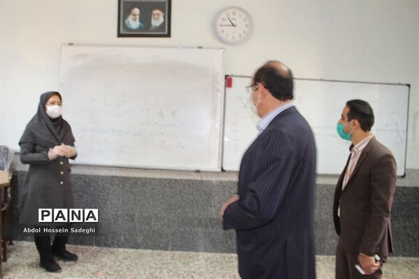 بازدید مدیرکل آموزش و پرورش استان بوشهر از بازگشایی دبیرستان شهیده سهام خیام بوشهر