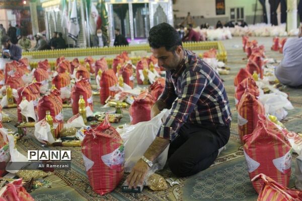 آماد‌ سازی دور سوم  کمک‌های مومنانه در حسینیه عاشقان ثارالله قائمشهر