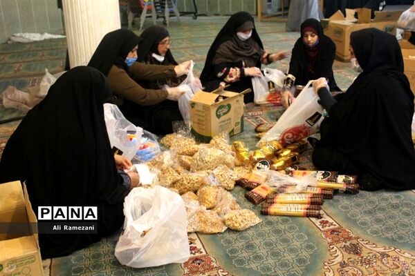 آماد‌ سازی دور سوم  کمک‌های مومنانه در حسینیه عاشقان ثارالله قائمشهر