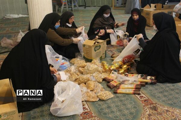 آماد‌ سازی دور سوم  کمک‌های مومنانه در حسینیه عاشقان ثارالله قائمشهر