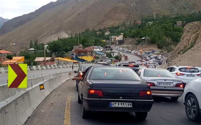 ترافیک پر حجم در محور هراز