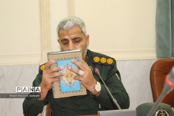 نشست خبری فرمانده سپاه امام صادق (ع) استان بوشهر
