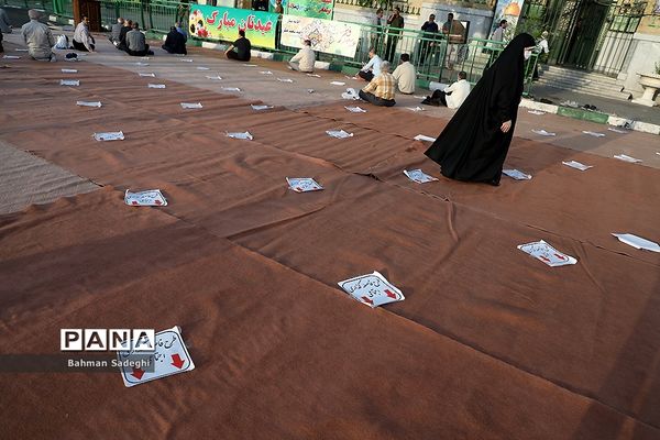 اقامه نماز عید سعید فطر در مسجدالرسول میدان رسالت