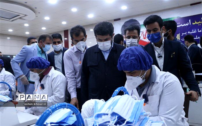 خودکفایی خوزستان در تولید ماسک  بهداشتی