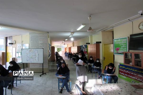 حضور دانش آموزان پایه نهم در امتحانات خردادماه