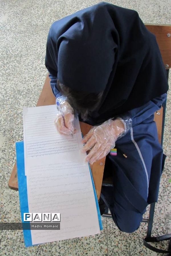 حضور دانش آموزان پایه نهم در امتحانات خردادماه