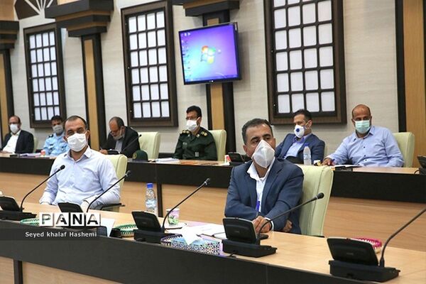 جلسه ستاد پیشگیری، هماهنگی و فرماندهی عملیات پاسخ به بحران استان بوشهر