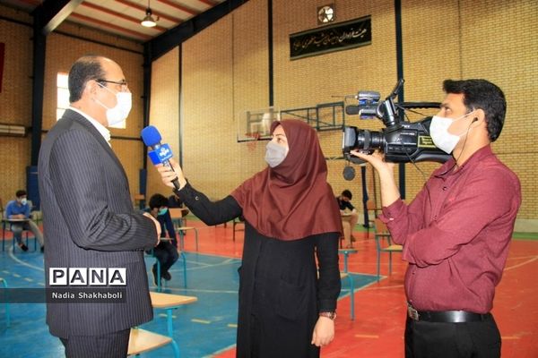 بازدید مدیرکل آموزش و پرورش استان بوشهر از حوزه‌های امتحانی