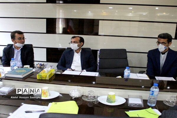 جلسه ستاد شاهد آموزش و پرورش استان بوشهر