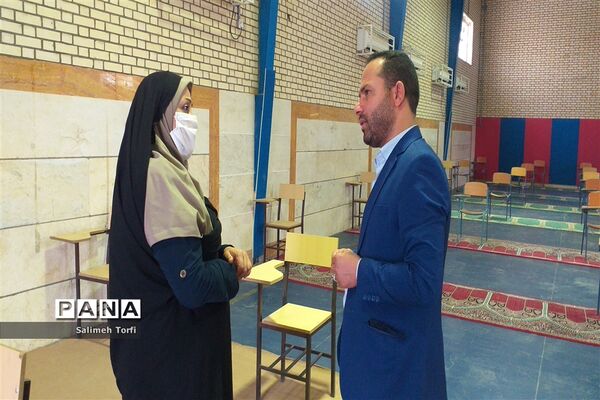 بازدید ازحوزه‌های امتحانی جهت آماده سازی و برگزاری امتحانات نهایی دوازدهم درشهرستان حمیدیه