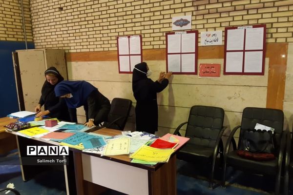 بازدید ازحوزه‌های امتحانی جهت آماده سازی و برگزاری امتحانات نهایی دوازدهم درشهرستان حمیدیه