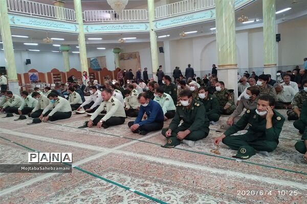مراسم یادبود ارتحال امام خمینی ( ره ) و 15 خرداددر مسجد جامع شهرستان کاشمر