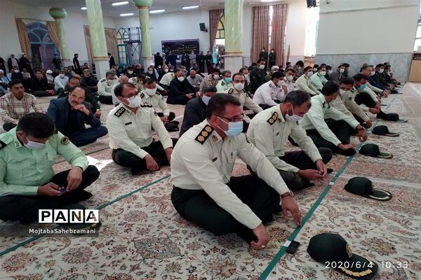 مراسم یادبود ارتحال امام خمینی ( ره ) و 15 خرداددر مسجد جامع شهرستان کاشمر