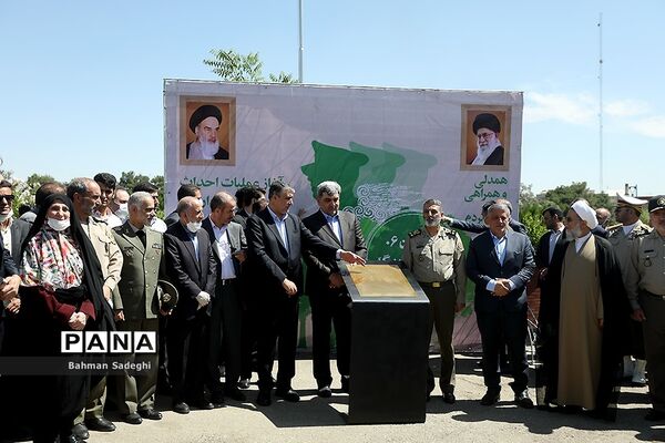 آیین آغاز عملیات احداث بوستان ارتش و تبدیل پادگان ۰۶ به فضای سبز