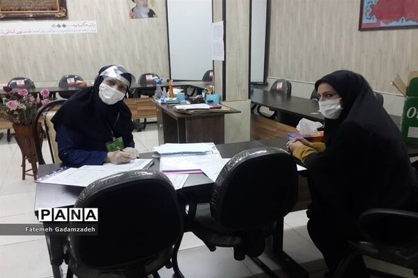 برگزاری امتحانات پایه دوازدهم با رعایت پروتکل‌های بهداشتی در اسلامشهر