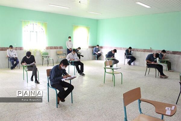 امتحانات نهایی پایه دوازدهم مدارس استان بوشهر